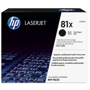 HP 81X BLACK TONER CARTRIDGE