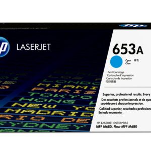 HP 653A CYAN TONER CARTRIDGE