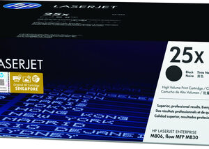 HP 25X LASERJET BLACK PRINT TONER CARTRIDGE