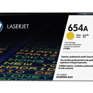 HP 654A YELLOW TONER CARTRIDGE