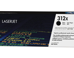 HP 312X HIGH CAP BLACK TONER CARTRIDGE