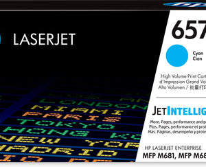 HP 657X HIGH YIELD CYAN ORIGINAL LASERJET TONER
