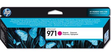 HP 971 MAGENTA INK CARTRIDGE