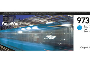 HP 973X HIGH YIELD CYAN ORIGINAL PAGEWIDE CARTRIDGE
