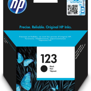 HP 123 BLACK ORIGINAL INK CARTRIDGE