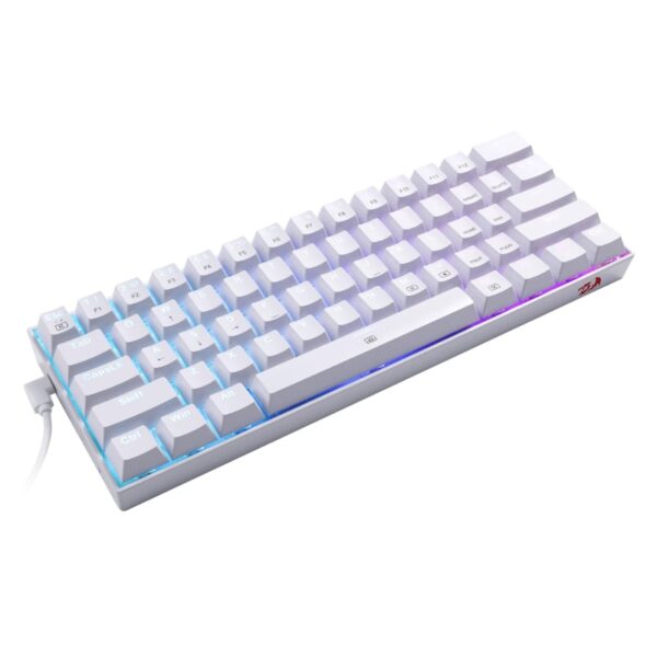 REDRAGON DRAGONBORN Wired Mechanical Keyboard RGB_x000D_67Key Design - White - Image 2