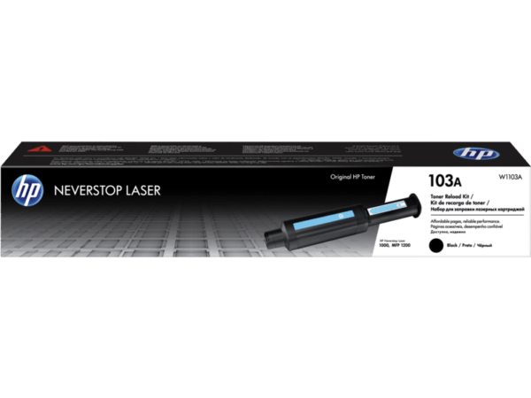 HP 103A BLACK ORIGINAL NEVERSTOP LASER TONER RELOAD KIT