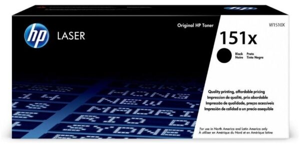 HP 151X BLACK ORIGINAL LASERJET TONER CARTRIDGE