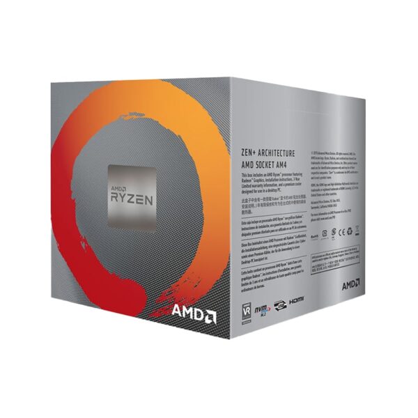 AMD RYZEN 5 3400G 4-Core 3.7GHz AM4 CPU - Image 3