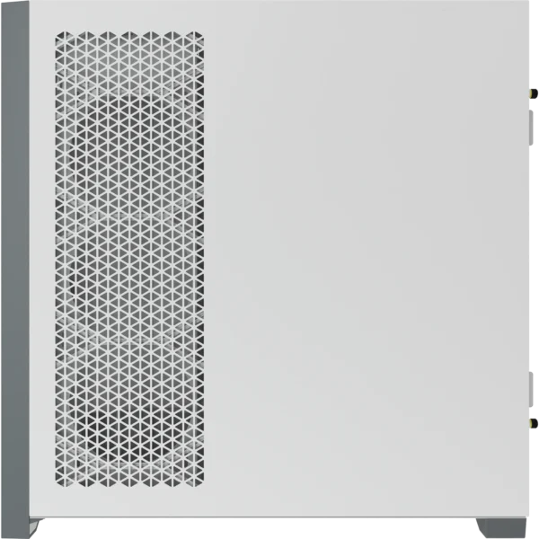 5000D Airflow White Tempered Glass Mid-Tower - 4x3.5''; 2x2.5''; Up to 360mm Liquid Coolers - ATX Chassis - Image 3