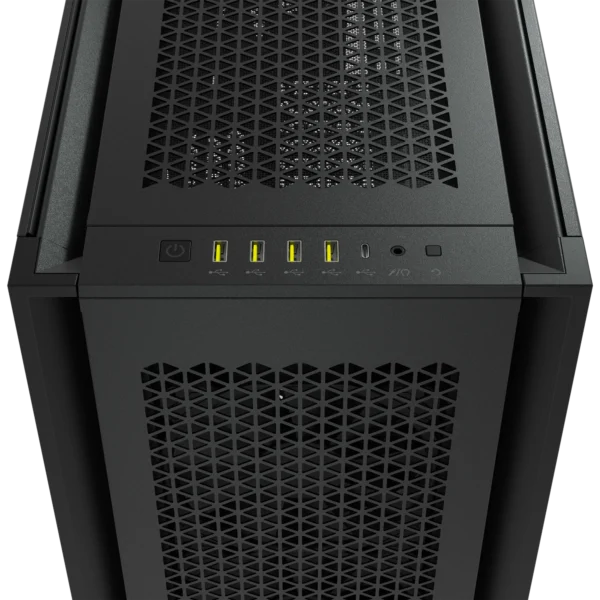 7000D Airflow Black Tempered Glass Mid-Tower; 6x 3.5'' |  4x 2.5'' Drive Bays ; 480mm Radiator Compatible; 3x140mm fan incl - Image 9