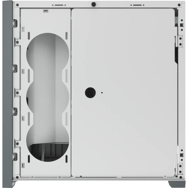 5000D Airflow White Tempered Glass Mid-Tower - 4x3.5''; 2x2.5''; Up to 360mm Liquid Coolers - ATX Chassis - Image 17