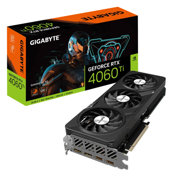 GIGABYTE nVidia GeForce RTX 4060Ti Gaming OC - 8GB GDDR6; 128-Bit Memory Bus; 2x HDMI; 2x DisplayPort; Min 500W PSU - Image 6