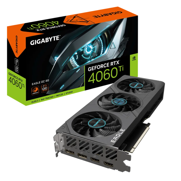 GIGABYTE nVidia GeForce RTX 4060Ti Eagle OC - 8GB GDDR6; 128-Bit Memory Bus; 2x HDMI; 2x DisplayPort; Min 500W PSU. - Image 8