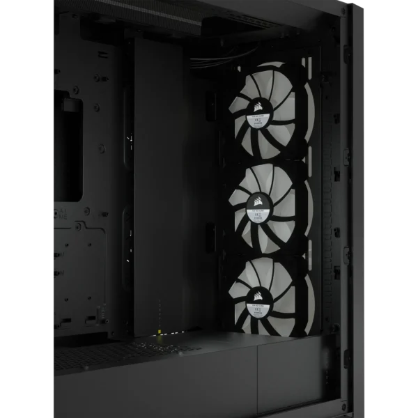 5000X RGB Black Tempered Glass Mid-Tower; 2x 3.5'' |  4x 2.5'' Drive Bays; Up to 360mm Radiator compatible; 3x 120mm fan incl - Image 34