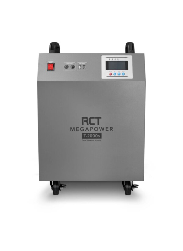 RCT MEGAPOWER 2KVA/2000W UPS INVERTER TROLLEY WITH 2 X 100AH BATTERIES  (Warranty Electronics- 1 year; Batteries 6 Month) - Image 3