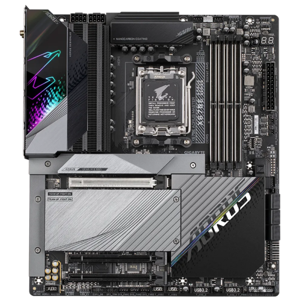 GIGABYTE Motherboard Aorus AMD X670 Master Chipset for AMD AM5; 4x DDR5; 4x M2; HDMI/DP; EATX - Image 3