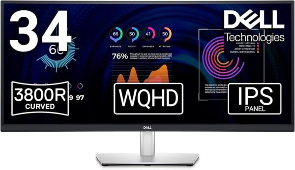 DELL 34 CURVED USB-C HUB MONITOR P3424WE - 86.5CM (34IN)