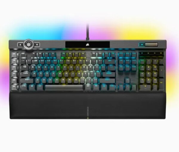 Corsair K100 RGB Optical-Mechanical Wired CORSAIR OPX Switch Keyboard with RGB Backlighting – Black. - Image 17