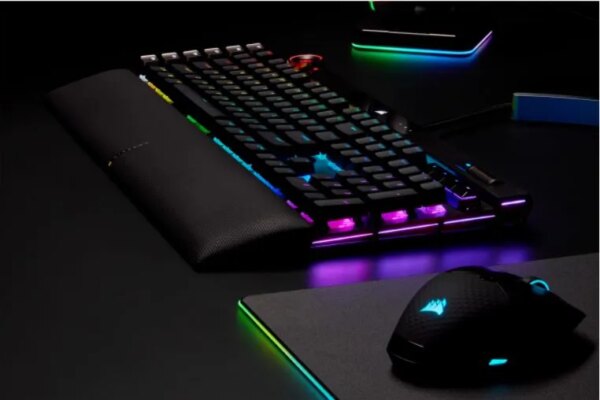 Corsair K100 RGB Optical-Mechanical Wired CORSAIR OPX Switch Keyboard with RGB Backlighting – Black. - Image 37
