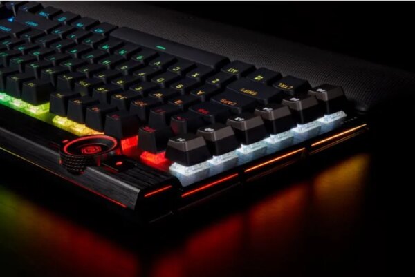 Corsair K100 RGB Optical-Mechanical Wired CORSAIR OPX Switch Keyboard with RGB Backlighting – Black. - Image 51