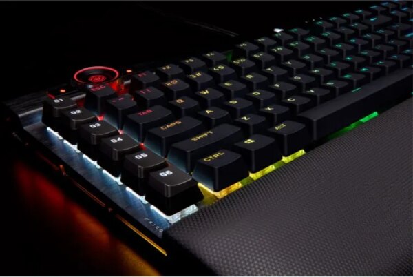 Corsair K100 RGB Optical-Mechanical Wired CORSAIR OPX Switch Keyboard with RGB Backlighting – Black. - Image 45