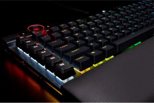 Corsair K100 RGB Optical-Mechanical Wired CORSAIR OPX Switch Keyboard with RGB Backlighting – Black. - Image 13