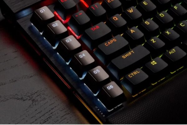 Corsair K100 RGB Optical-Mechanical Wired CORSAIR OPX Switch Keyboard with RGB Backlighting – Black. - Image 48