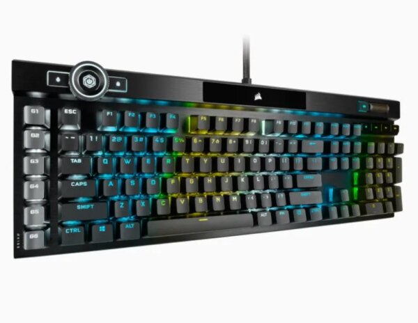 Corsair K100 RGB Optical-Mechanical Wired CORSAIR OPX Switch Keyboard with RGB Backlighting – Black. - Image 16