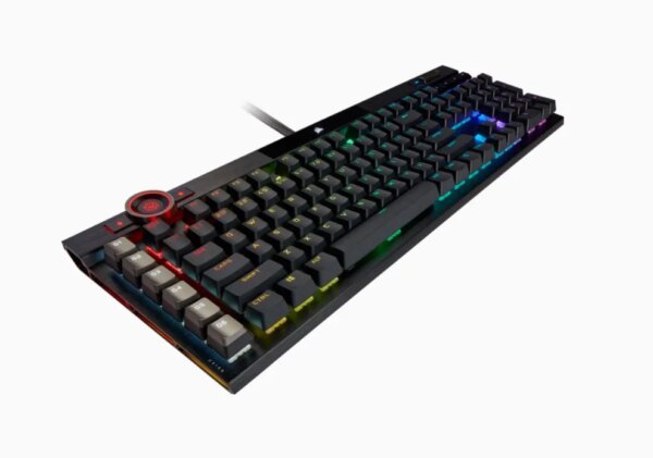 Corsair K100 RGB Optical-Mechanical Wired CORSAIR OPX Switch Keyboard with RGB Backlighting – Black. - Image 44
