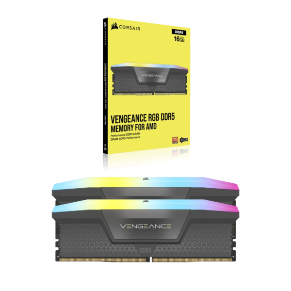 Corsair VENGEANCE RGB DDR5 64GB (2x32GB) DDR5 5200 CL40-40-40-77 1.25V AMD EXPO & Intel XMP - Grey. - Image 19