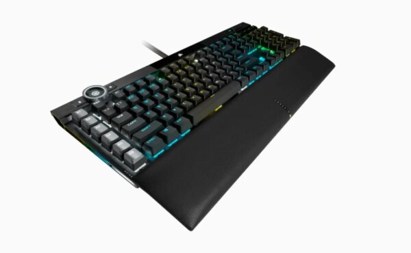 Corsair K100 RGB Mechanical Wired CHERRY MX SPEED Switch Keyboard with RGB Backlighting – Black. - Image 8