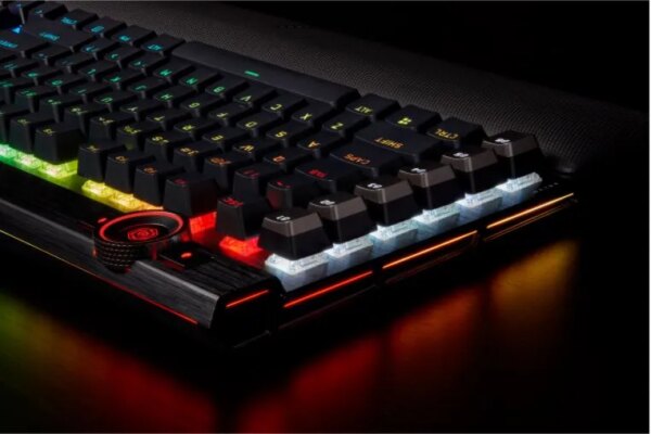 Corsair K100 RGB Mechanical Wired CHERRY MX SPEED Switch Keyboard with RGB Backlighting – Black. - Image 17