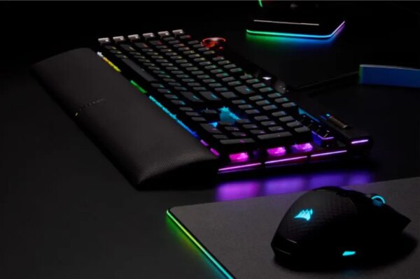 Corsair K100 RGB Mechanical Wired CHERRY MX SPEED Switch Keyboard with RGB Backlighting – Black. - Image 19