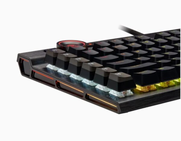 Corsair K100 RGB Mechanical Wired CHERRY MX SPEED Switch Keyboard with RGB Backlighting – Black. - Image 6