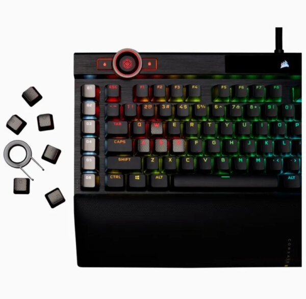 Corsair K100 RGB Mechanical Wired CHERRY MX SPEED Switch Keyboard with RGB Backlighting – Black. - Image 41