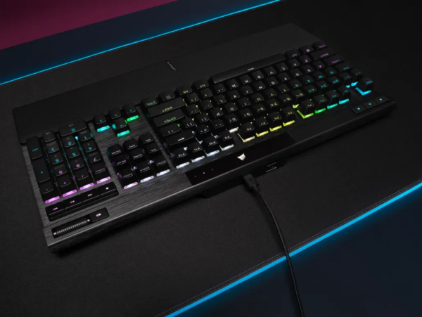 Corsair K70 RGB PRO Mechanical Gaming Keyboard - CHERRY MX SPEED Silver Keyswitches - Black - Image 20