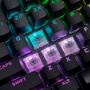 Corsair K70 RGB PRO Mechanical Gaming Keyboard - CHERRY MX SPEED Silver Keyswitches - Black