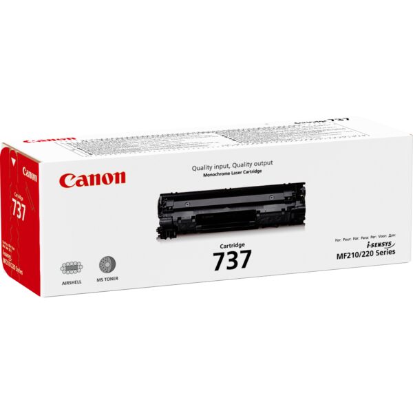 CANON-TONER-CRG 737 BK-MF211 / MF212W / MF216N / MF217W / MF226DN / MF229DW / MF231 / MF232W / MF237W / MF247DW / MF249DW -