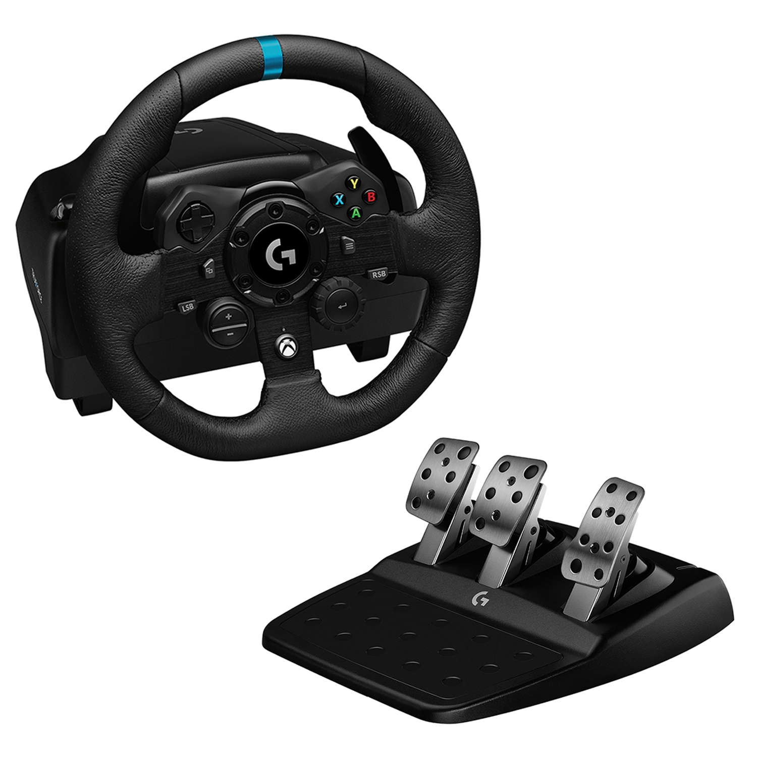 LOGITECH G923X TRUEFORCE RACING WHEEL FOR XBOX AND PC gaming accessories pc